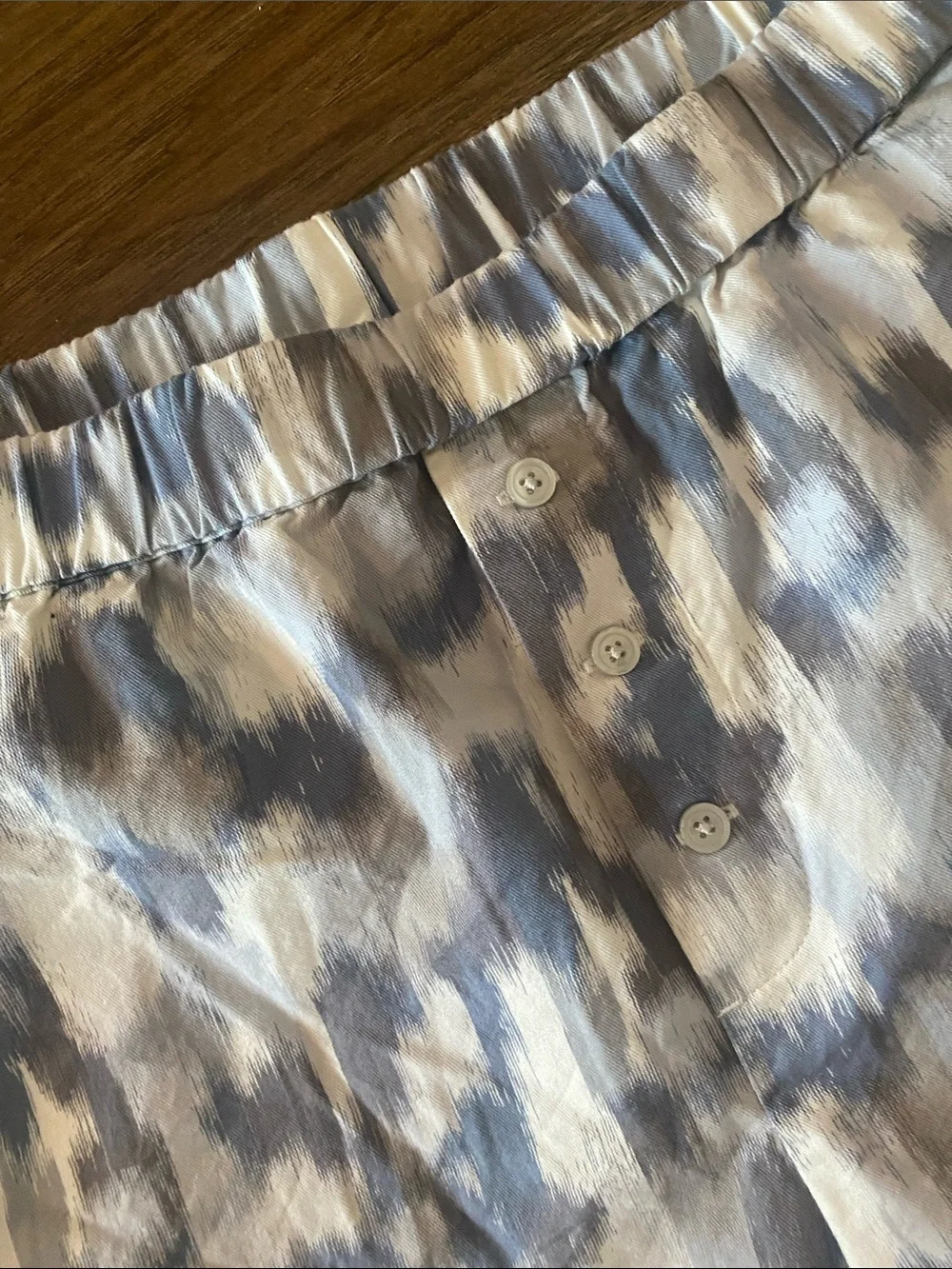 ORGANIC COTTON BRUSHSTROKE PAJAMA PANTS size M